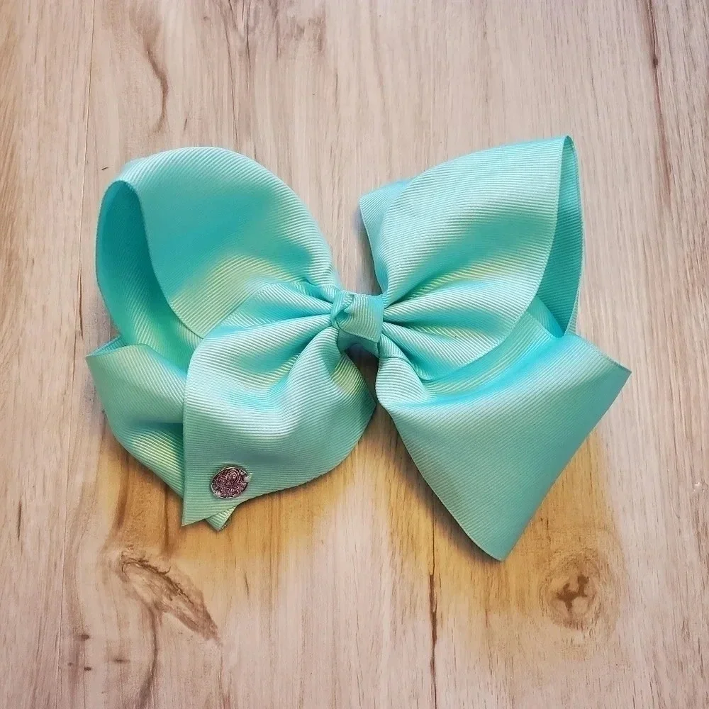 Jojo Siwa Teal Cheerleading Hairclip Hair Bow